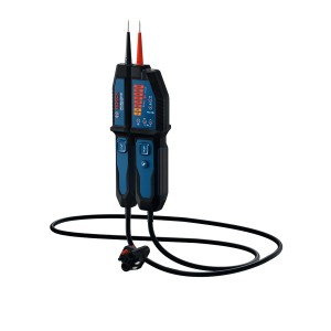 Bosch Professional GVT 1000-15 Spannungsprüfer für Elektriker, blau/schwarz.