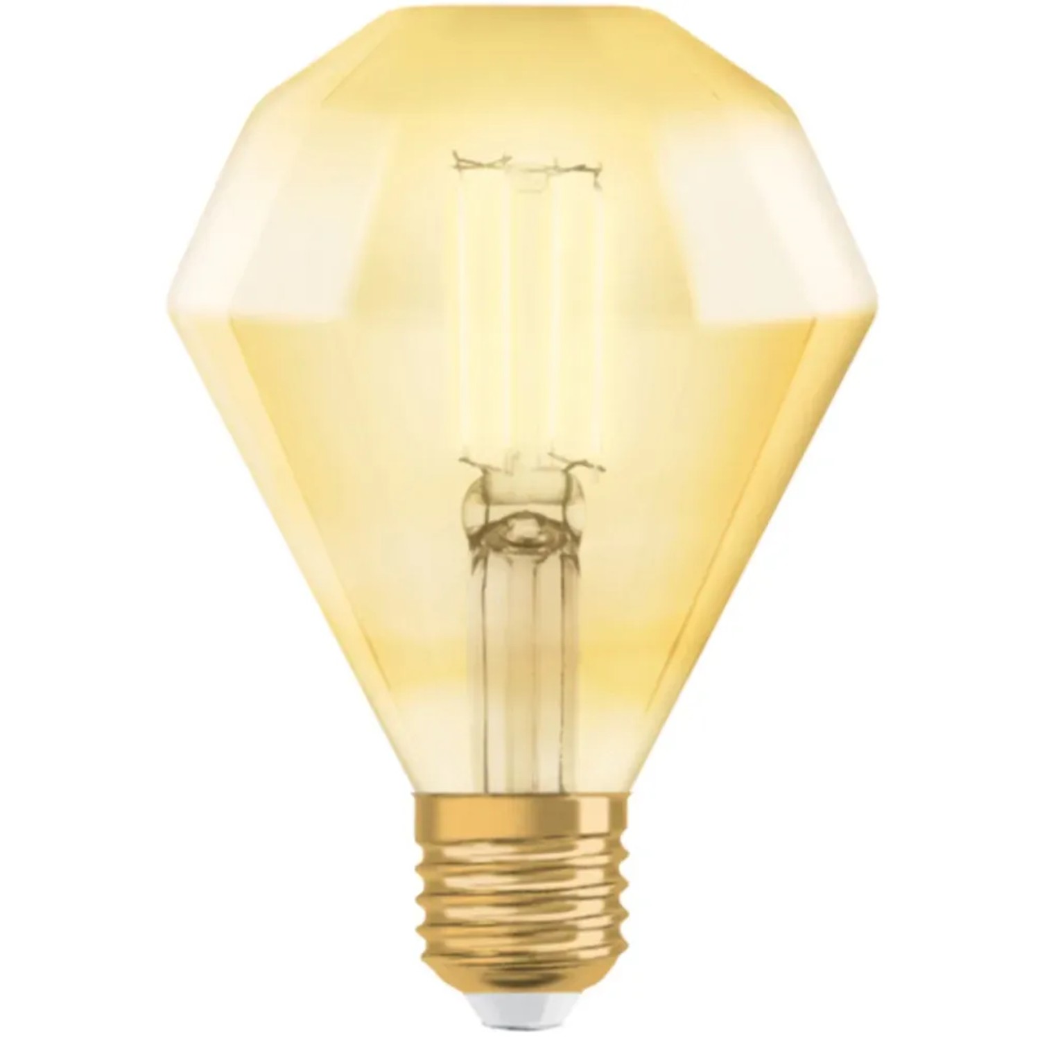 Osram LED-Leuchtmittel E27, 4W, extra warmweiß, in Diamantform. Dekorative LED Lampe für Wohnräume.