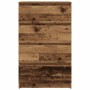Sideboard in Altholz-Optik mit 4 Schubladen aus braunem Holzwerkstoff. Rustikales Design für Stauraum.