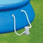 PolyGroup Kartuschenfilter RX600 am Pool mit Schläuchen. Filteranlage für sauberes Poolwasser.