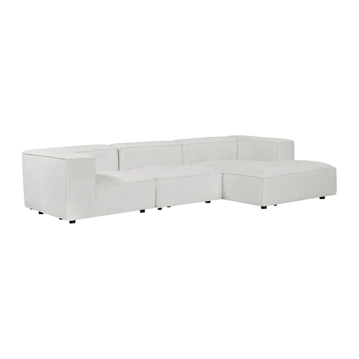Vente-unique Modulierbares Sofa Ruzolo Beige 313 cm