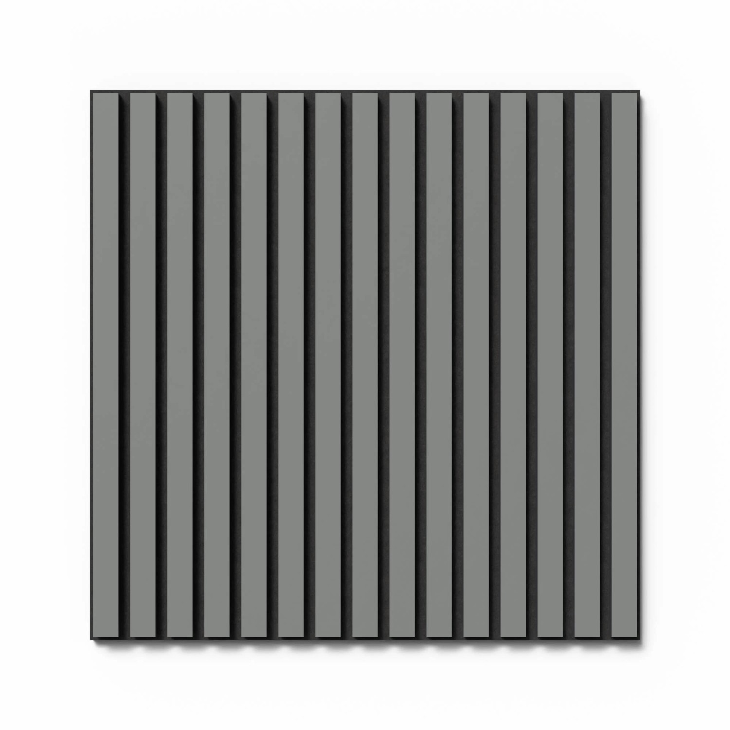 Akustikpaneel Lino Ash MDF Schwarz Filz Schwarz 60 cm x 60 cm 2 Stück