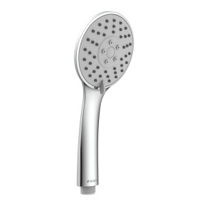 Schütte Handbrause Napoli Chrom, runde Brause mit Antikalk-Noppen.