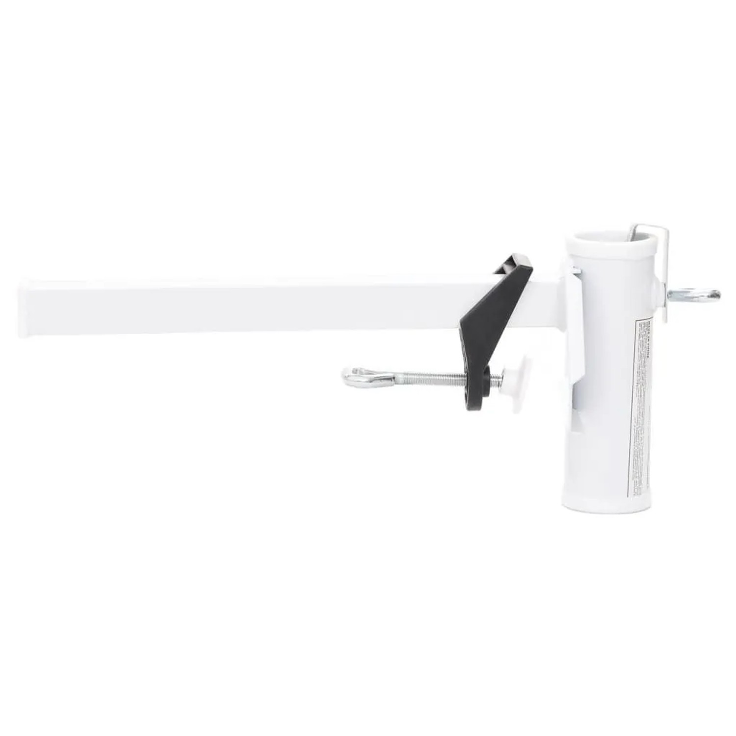 vidaXL Sonnenschirmhalter für Balkon Weiß 38 mm Stahl 4003385_2