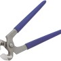 LUX Kantenzange 180mm Classic aus Werkzeugstahl mit blauen Griffen.