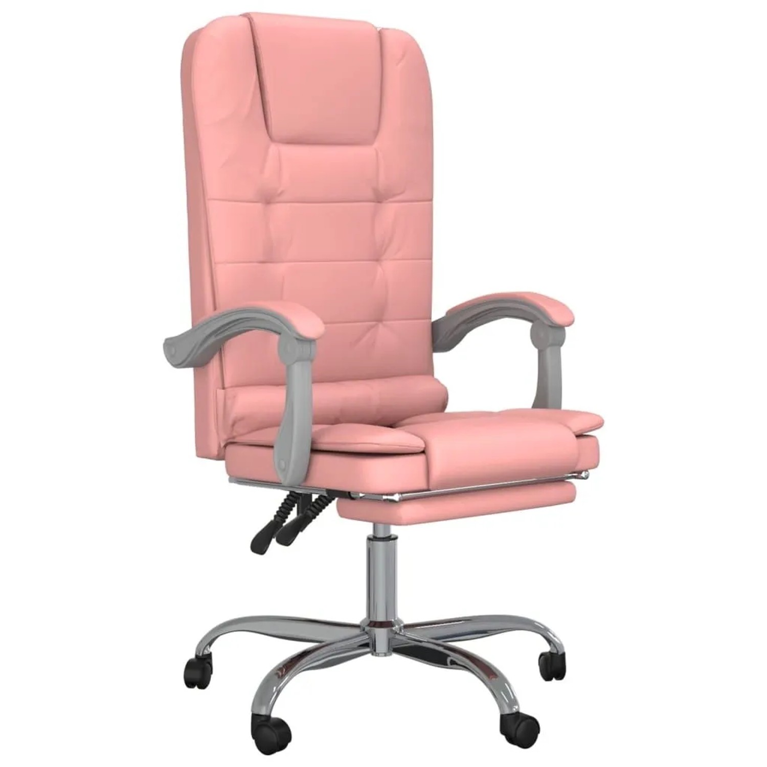 vidaXL Bürostuhl mit Massagefunktion Rosa Kunstleder 349671 günstig online kaufen
