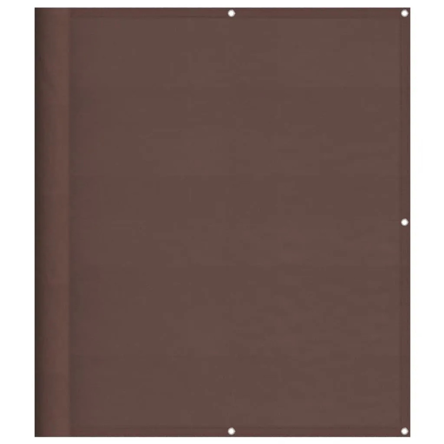 vidaXL Balkon-Sichtschutz Braun 120x800 cm 100 % Polyester-Oxford 4000397 günstig online kaufen