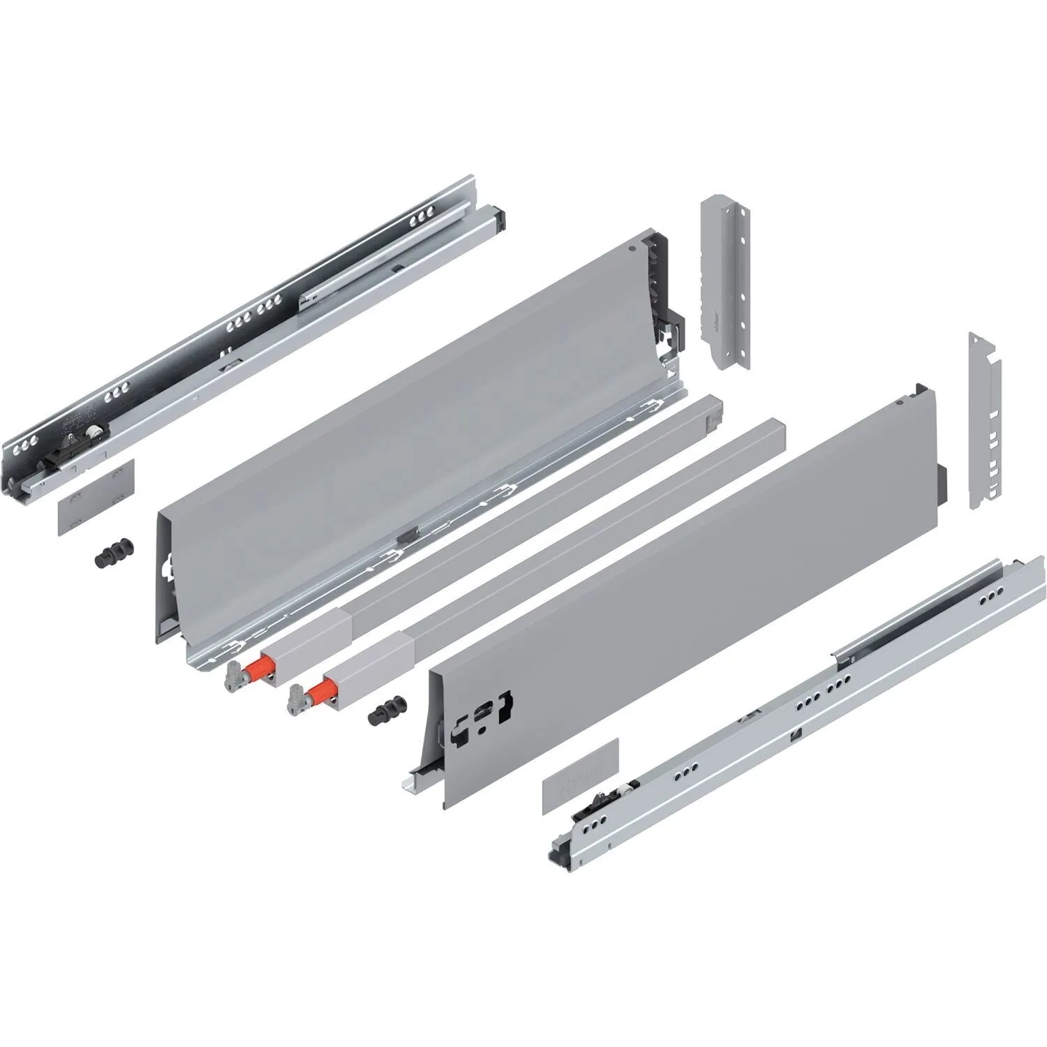 Blum D-Reling K Tandembox antaro Vollauszug 500 mm 30 kg Grau 1 Paar