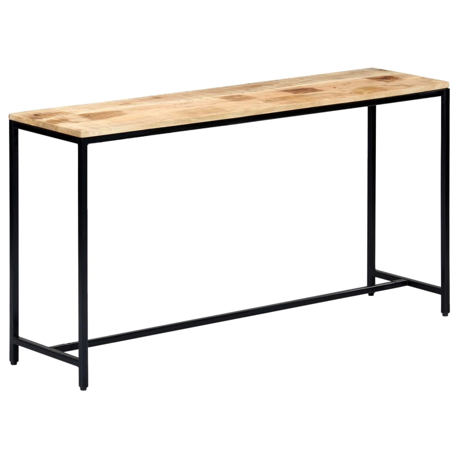 vidaXL Konsolentisch 140 x 35 x 76 cm Massivholz Mango 247815