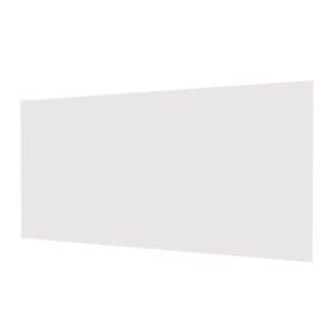 Weiße Fenix Infrarotheizung ECOSUN Glasheizung, 600W, zur Wand- oder Deckenmontage.