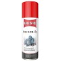 Ballistol Silikon-Öl Spray 200 ml, rot-weiße Dose mit Zahnrädern. Schmiert und pflegt Gummi, Kunststoff, Metall.