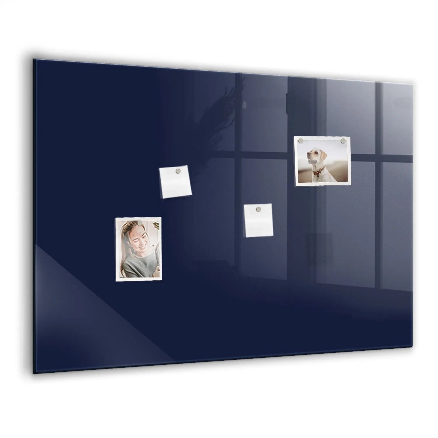 Tulup Magnettafel Aus Glas Farbe Dunkelmarineblau 100x70 cm Whiteboard Magn günstig online kaufen