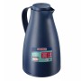 Dunkelblaue Isolierkanne Harmonic von Leifheit, 1 Liter Fassungsvermögen.