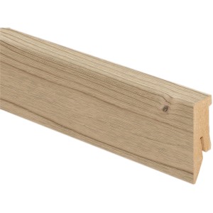 Kaindl Sockelleiste Eiche Natur, 50 mm hoch, für Laminat- und Holzböden.