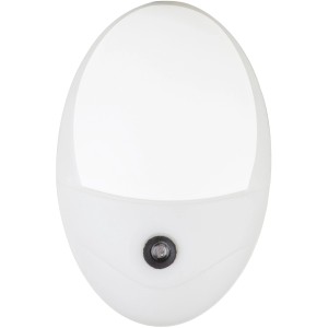 Weißes Globo LED-Nachtlicht Enio Plug-In für die Steckdose. Orientierungslicht mit Sensor.