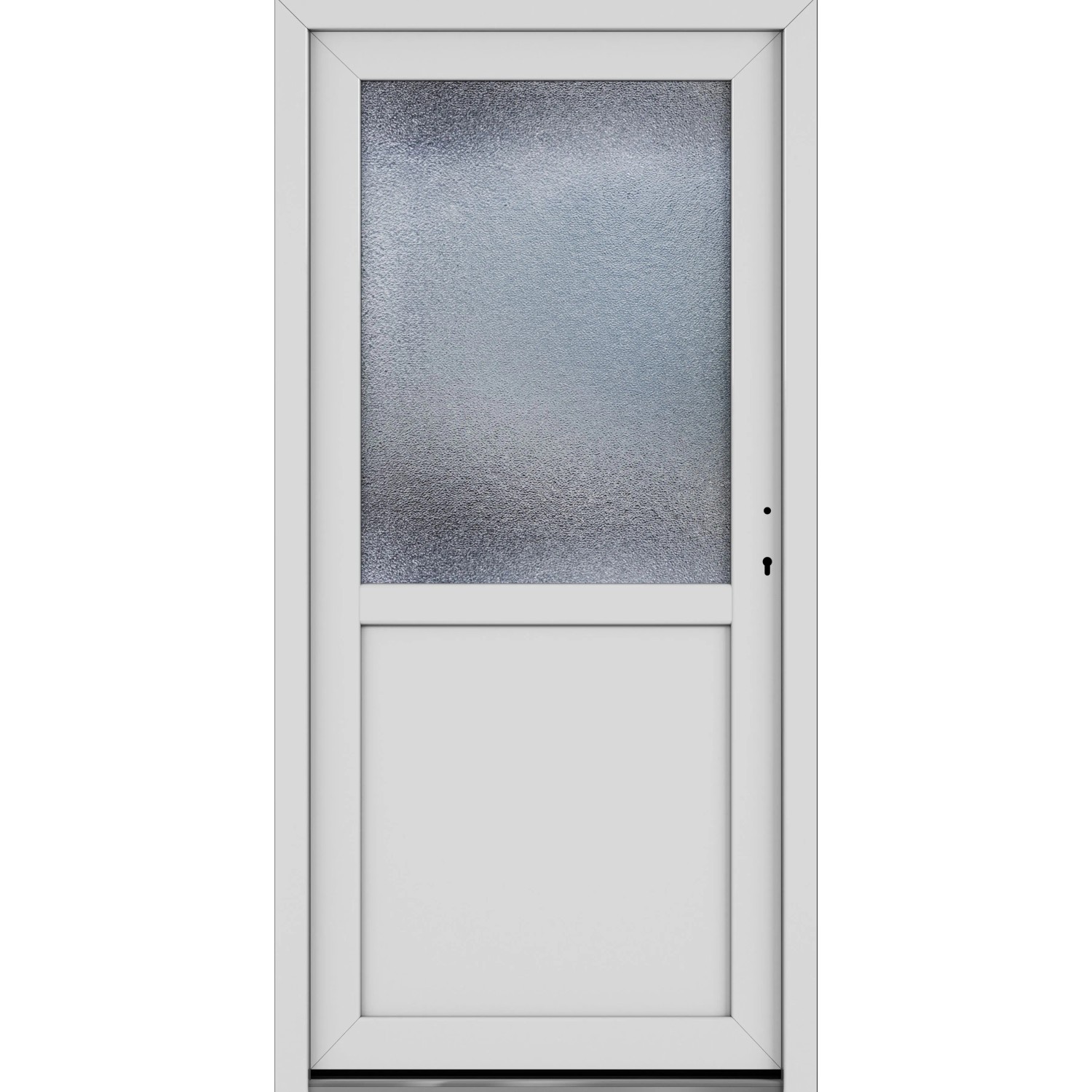 Roro Nebeneingangstür OKE 1155 Kunststoff Weiß 88 cm x 198 cm DIN R