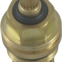 Kludi Keramikoberteil aus Chrom für Armaturen, Detailaufnahme.