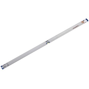 LUX Wasserwaage Comfort, 150 cm, mit horizontaler und vertikaler Libelle für präzises Messen.