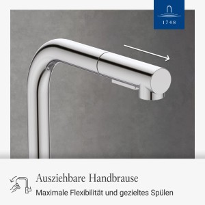 Villeroy & Boch Variaro Küchenarmatur L Form Hochdruck