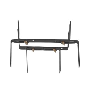 BigDean 4 Stück Blumenkastenhalter Anthrazit Standard H Form Kasten Halter Balkonkastenhalter