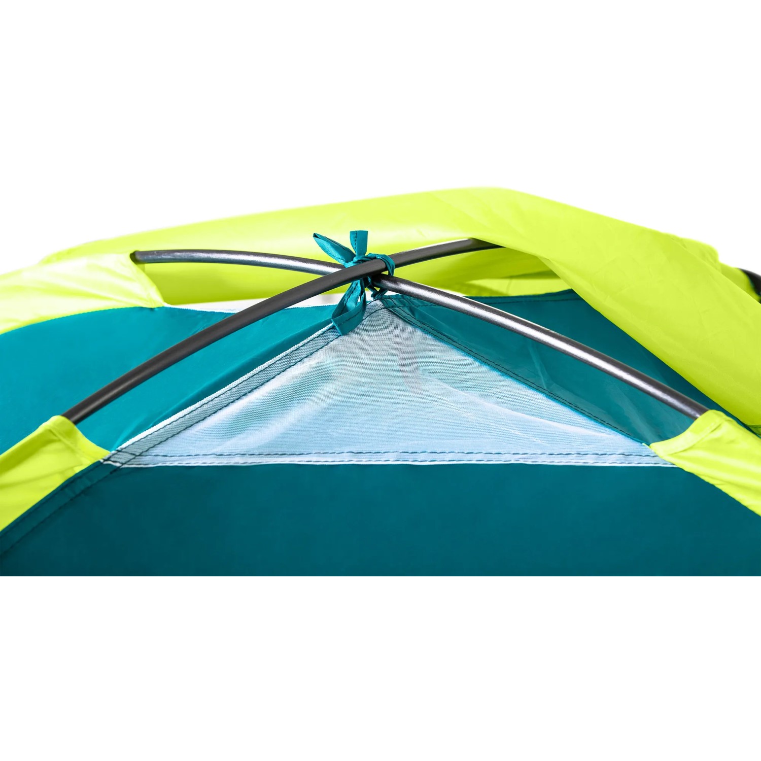 Detailaufnahme Bestway® Cool Ground 3 Zelt, 3-Personen-Zelt mit Moskitonetz und Fiberglasstangen.