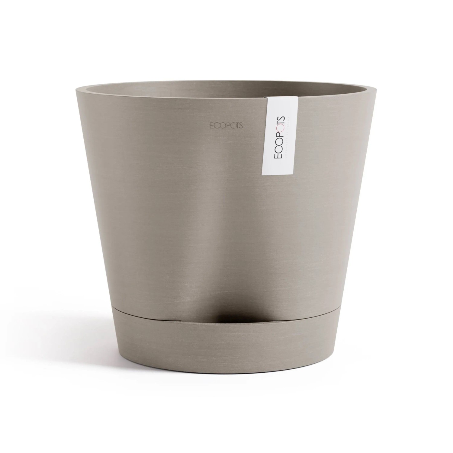 Ecopots Pflanztopf Venice 2 Braungrau 30 cm x 26,3 cm günstig online kaufen