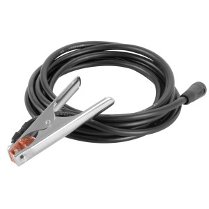 STAHLWERK Massezange 300 A mit 3 m Kabel und 9 mm Stecker für Schweißgeräte.