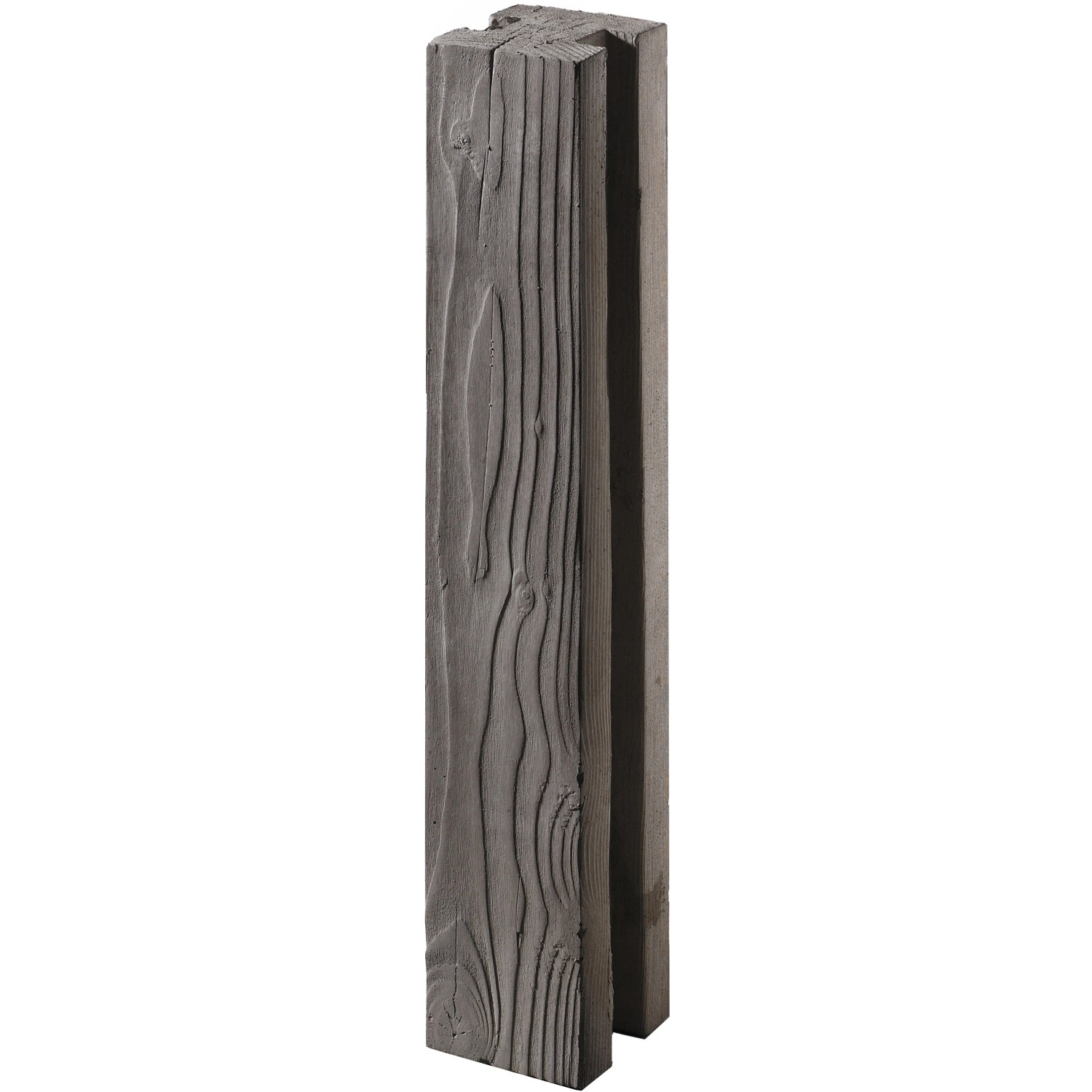 Kann Beet-Pfosten Antik in Holzoptik 100 cm x 14 cm x 14 cm