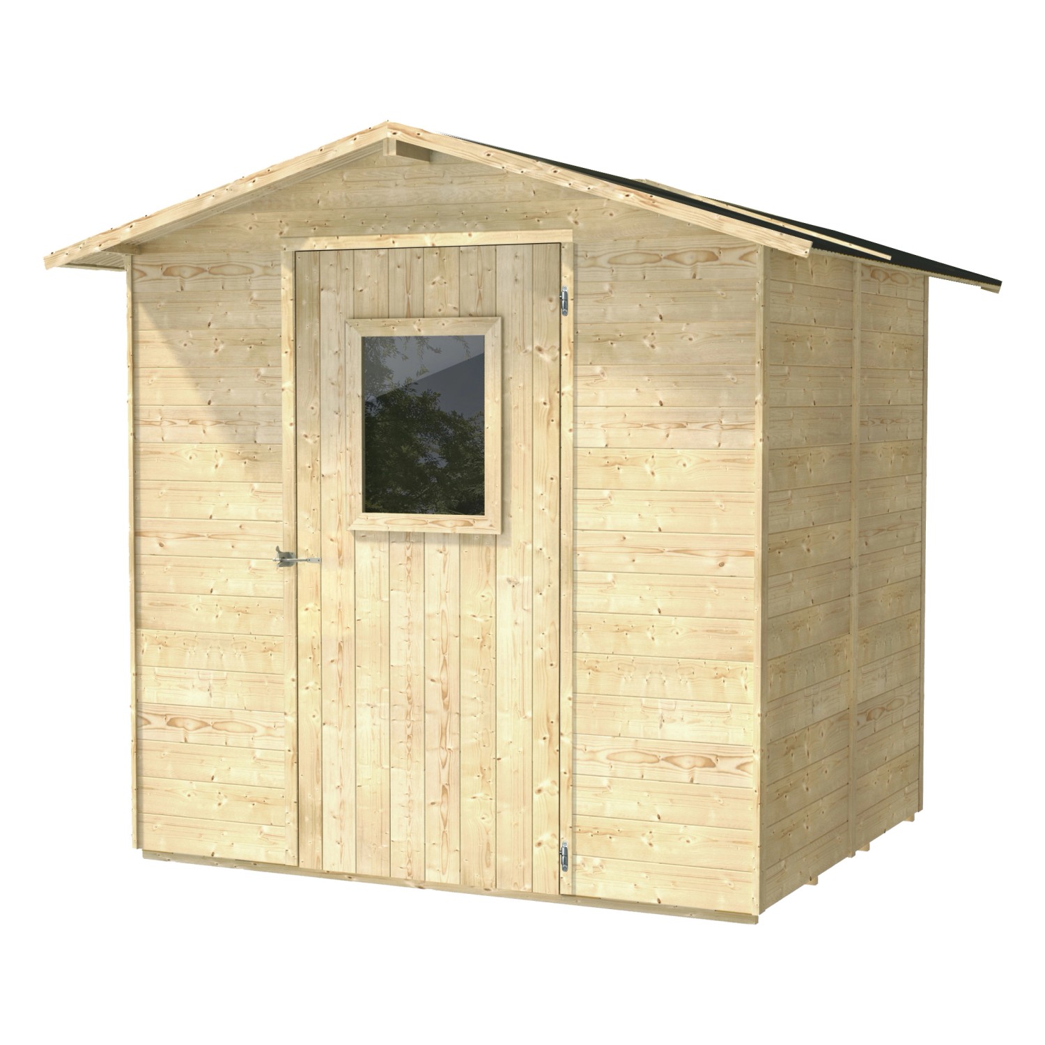 Holzhaus Isabel 200x207 cm mit Plattenbausystem günstig online kaufen