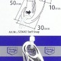 Conacord Karabinerhaken, oval, 50 mm, aus rostfreiem V4A-Stahl.
