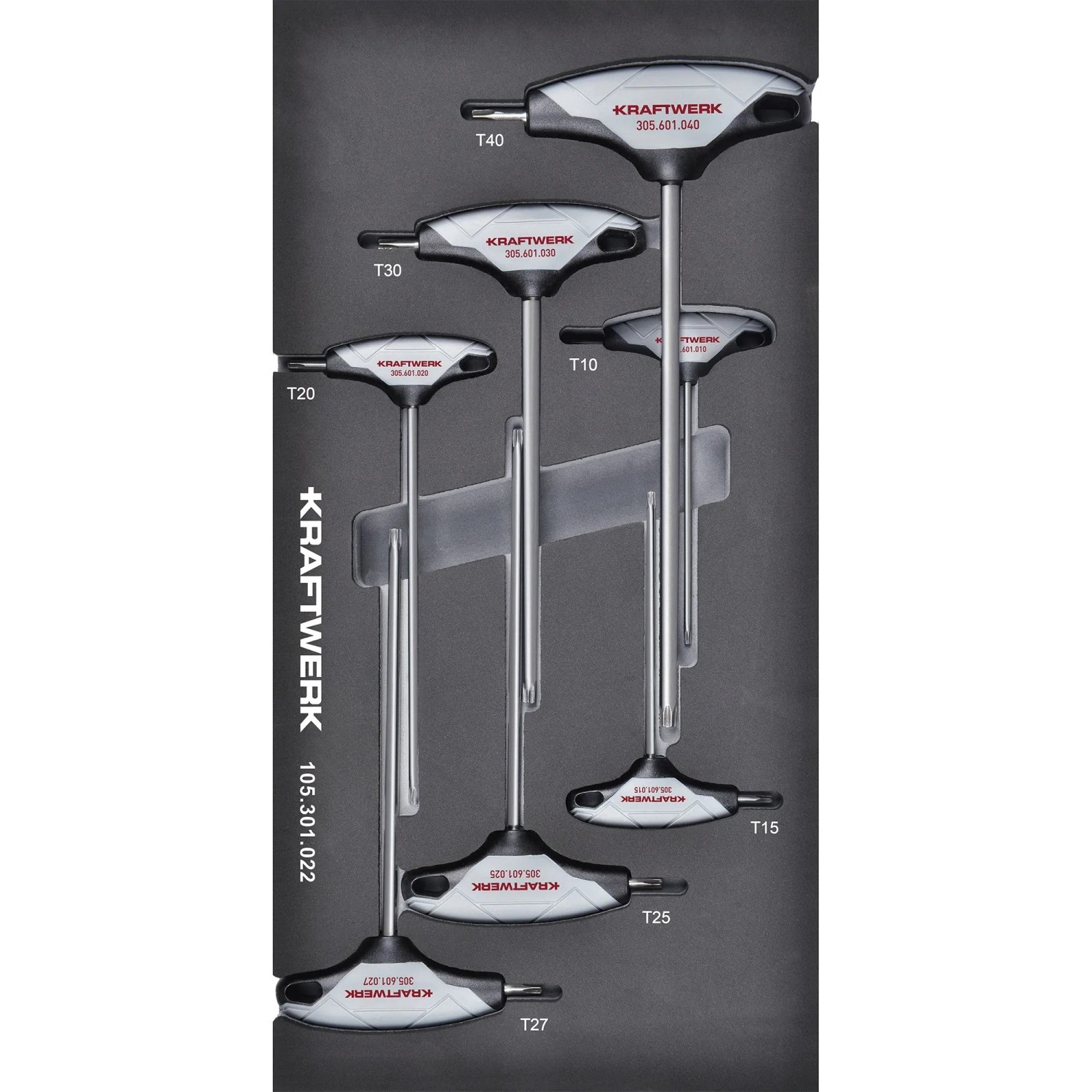Kraftwerk Werkzeugsatz T-Griff TX 20x40 7-tlg.