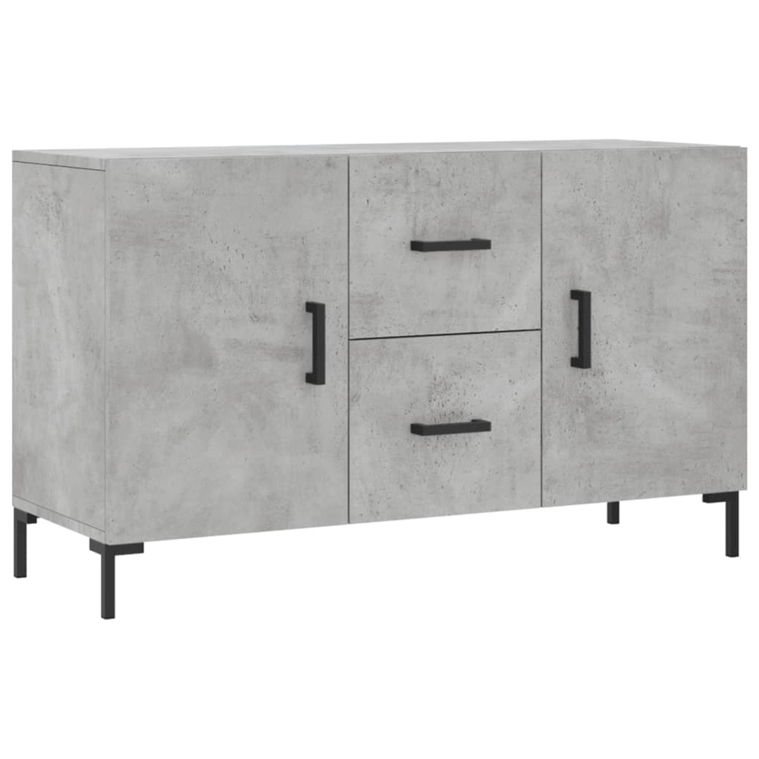vidaXL Sideboard Betongrau 100x36x60 cm Holzwerkstoff 828176 günstig online kaufen