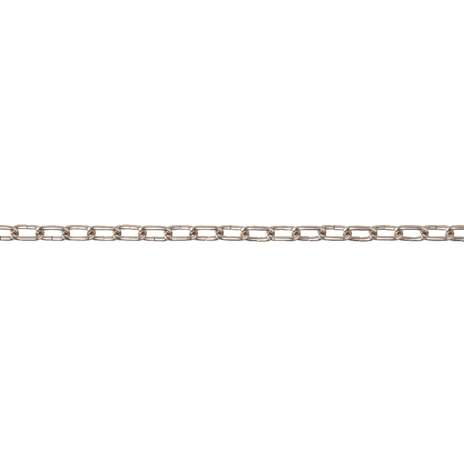 Conacord Uhrkette Stahl Ø 1 mm x 7 mm Nickel Meterware