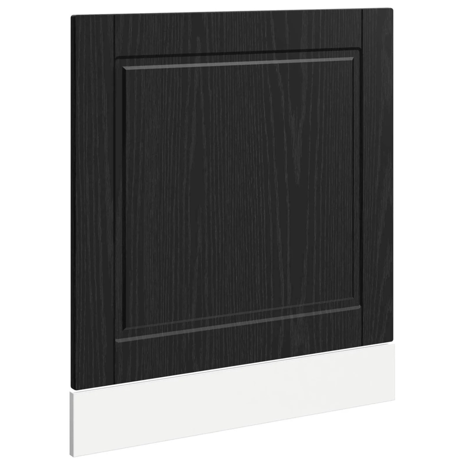 vidaXL Küchenschrank Schwarz Eichen-Optik 60 x 1,5 x 67 cm 8003862
