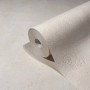 Rolle Marburg Vliestapete Beige Uni Modern mit leichter Struktur.