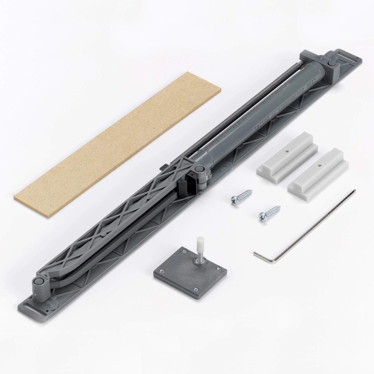 Selbsteinzug-Bausatz für Baupakete 382 mm x 25 mm x 25 mm