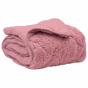 vidaXL Sommerdecke Rosa 200 x 240 cm Mikrofaser und Teddy-Fleece 42026197
