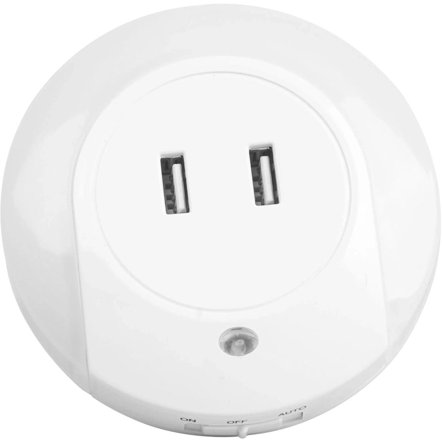 Müller-Licht LED-Nachtlicht Sirius Round Weiß mit Sensor, Nachtlampe für Schlafzimmer & Flur.