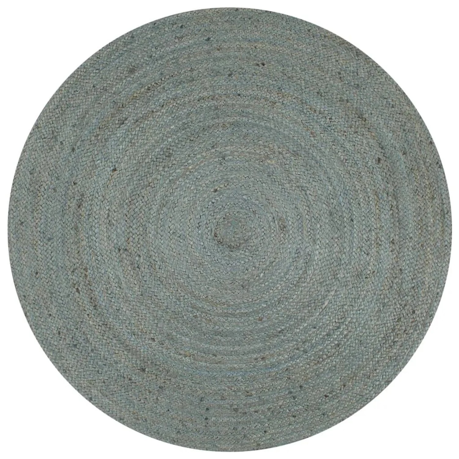 vidaXL Teppich Handgefertigt Jute Rund 90 cm Olivgrün 133668 günstig online kaufen