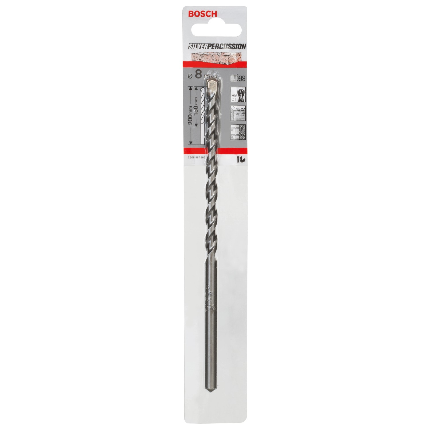 Bosch Betonbohrer CYL-3, Ø 8 mm, in Verpackung. Ideal für präzise Bohrlöcher in Beton.