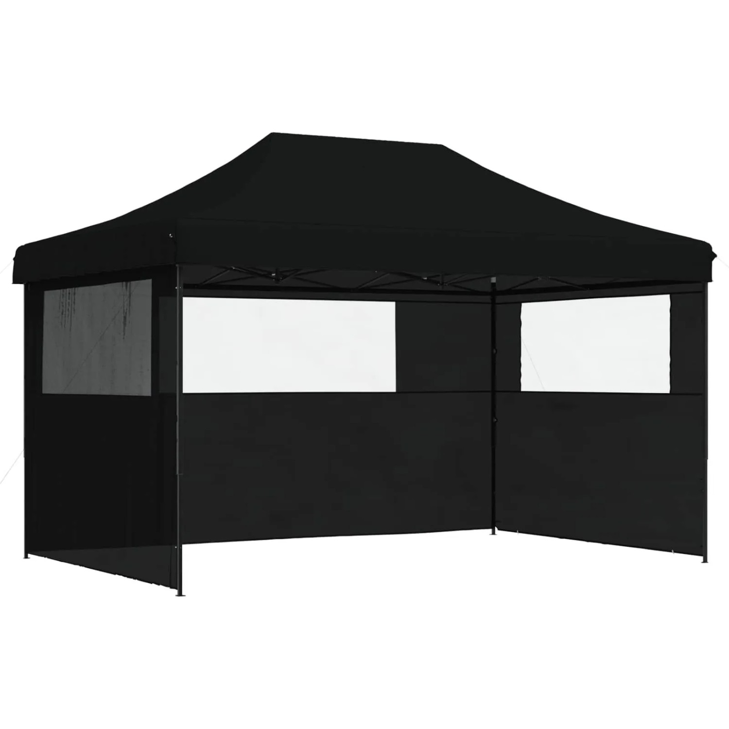 vidaXL Party-Zelt Schwarz 292 x 440 x 315 cm Oxford-Stoff 42023627
