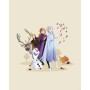 Komar Wandbild Disney Frozen Autumn Feeling, 40x50cm, beige, mit Charakteren aus dem Film.