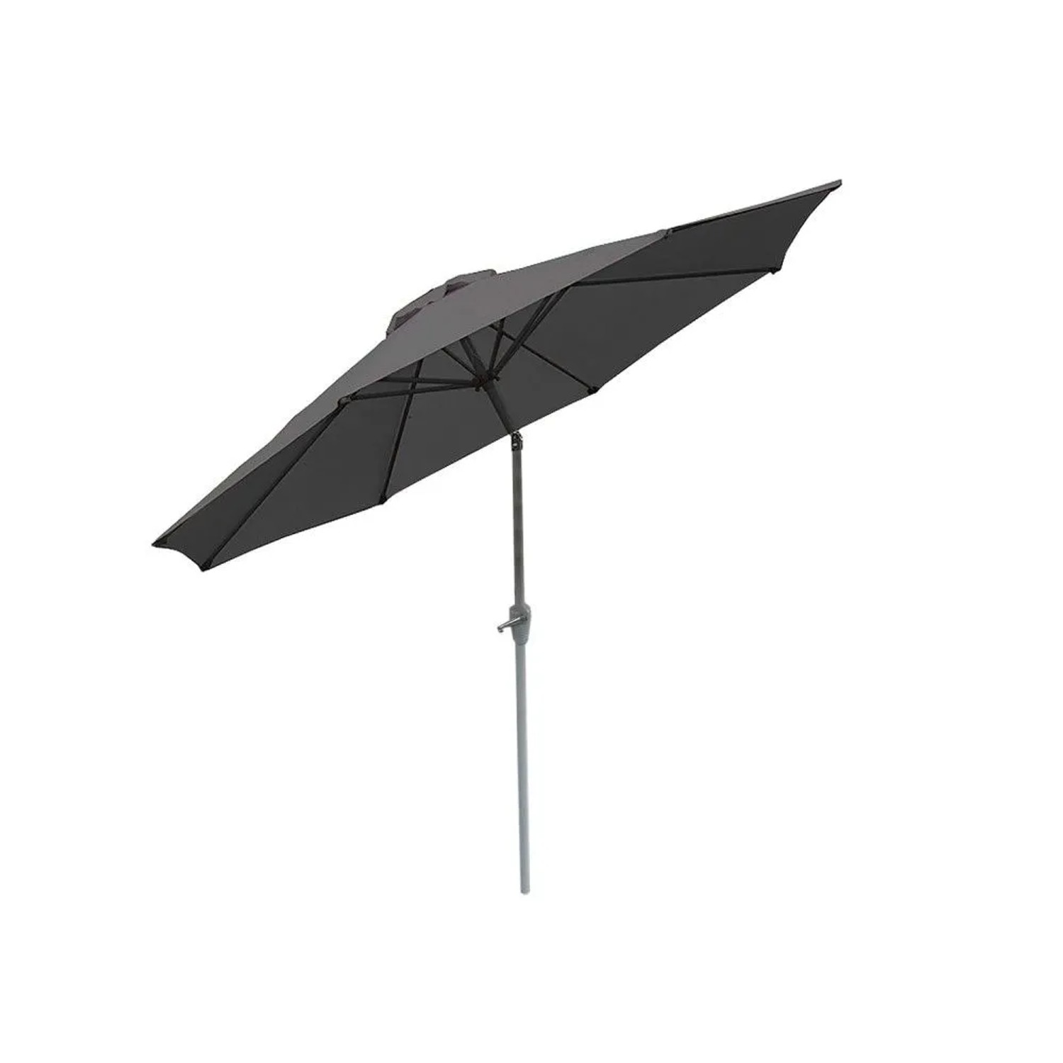 MCW Sonnenschirm Asti Ø 2,7m Neigbar Anthrazit
