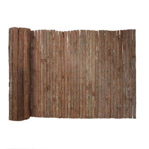 Baumrindenmatte KARAT, 150x300 cm, als natürlicher Sicht- und Windschutz für Balkon und Garten.