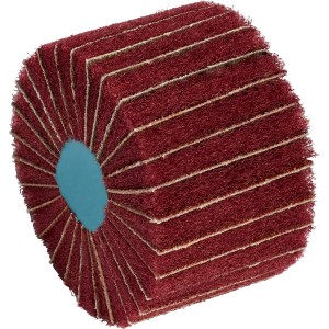 LUX Fächerschleifer Classic Metall, Ø 80 mm, Körnung 60, für Bohrmaschinen zum Schleifen und Entgraten.