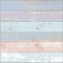 Memo-Art Memoboard Colourful Wood, 30x30cm, Pinnwand mit bunten Holz-Optik
