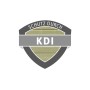 Karibu Carport: Logo für KDI-Holzschutz, das die Langlebigkeit des Carports betont.