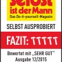 Siegel "selbst ist der Mann" für kwb Akku Top 3-S Japan Schlangenbohrer