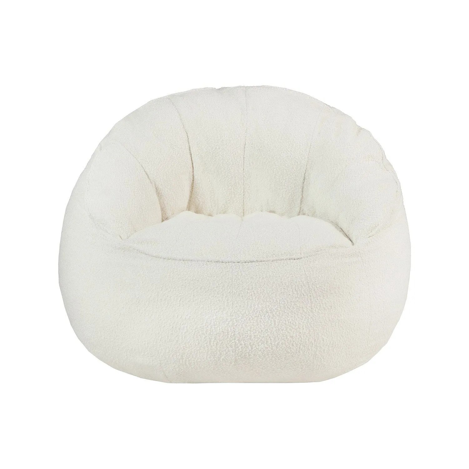 Vente-unique Sessel Mit Gerader Rückenlehne Fonado Beige  Weiß 80 cm