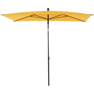 Siena Garden Marktschirm, 210x140 cm, gelb, mit Knickfunktion. Sonnenschutz für Garten und Balkon.